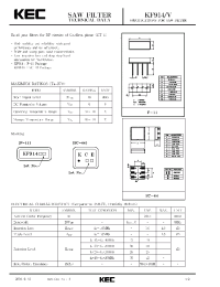 Datasheet KF914V производства KEC
